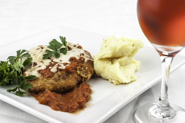 Chicken Parmesan — Stock Photo, Image