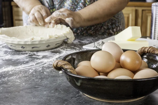 Stare układy, co pie crust Obraz Stockowy