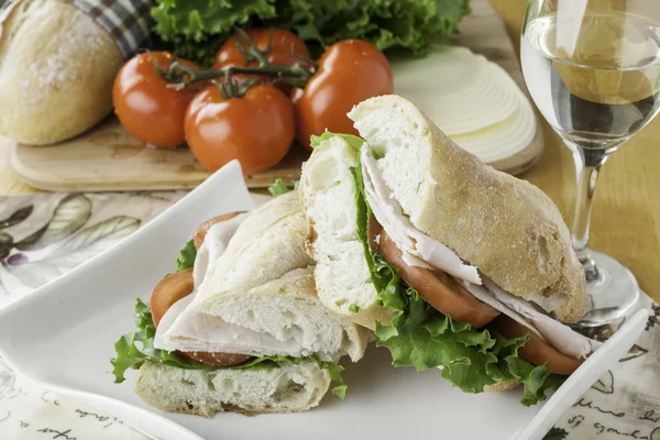 Turquía sub sándwich —  Fotos de Stock