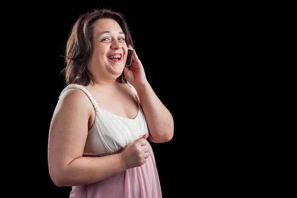 Mujer en el teléfono —  Fotos de Stock