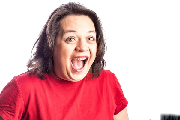 Woman screaming — Stock Photo, Image