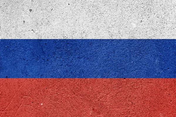 Прапор Росії Штукатурці — стокове фото