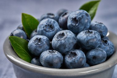 Bir kase taze yaban mersini.