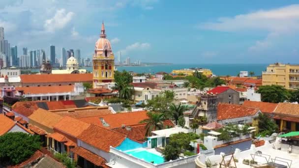 View Showing Masaya Hotel Cartagena — Vídeo de stock