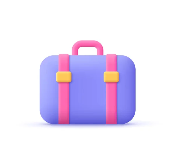 Businessman Briefcase Schoolbag Education Learning Business Finance Concept Vector Icon — ストックベクタ