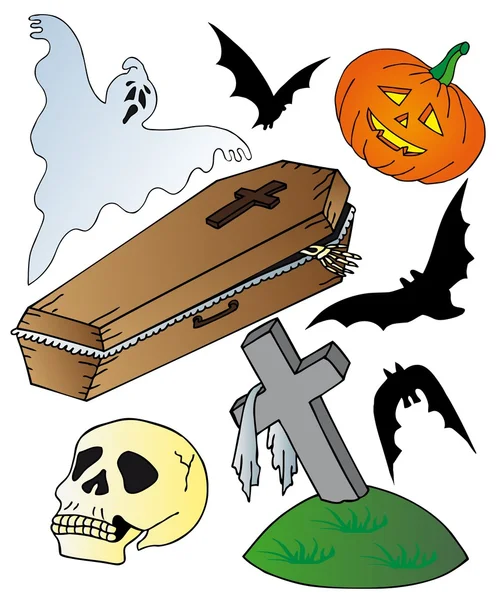 Colección temática Halloween — Archivo Imágenes Vectoriales