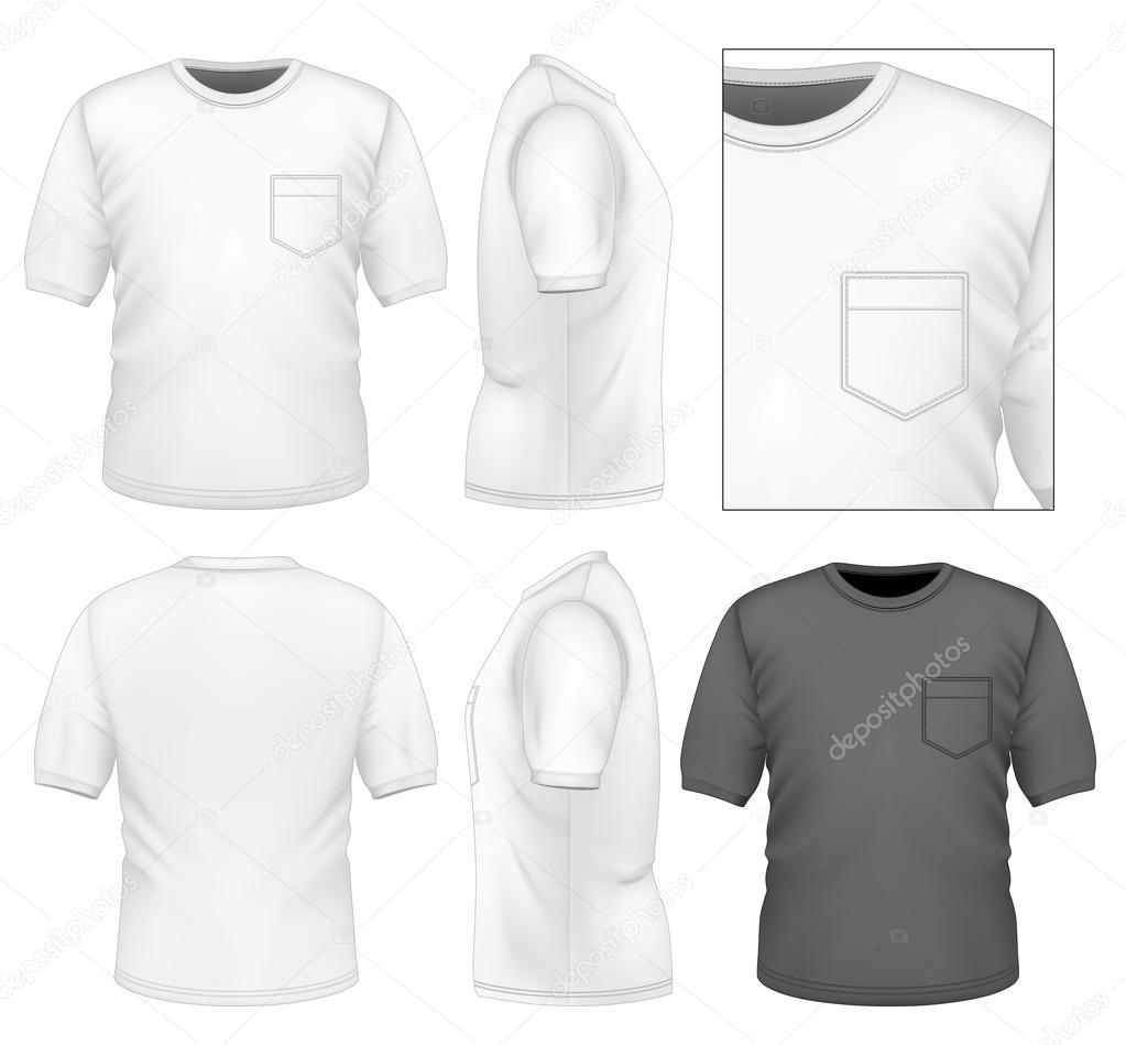 Men's t-shirt design template