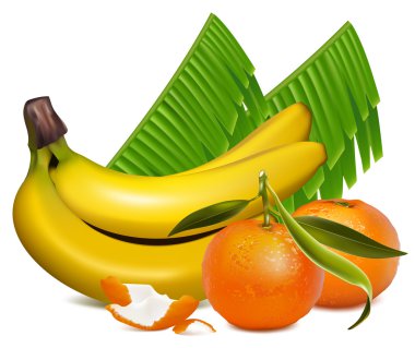 mandalina meyve ve muz