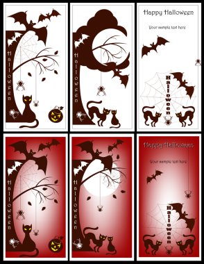 Cadılar Bayramı afişleri.