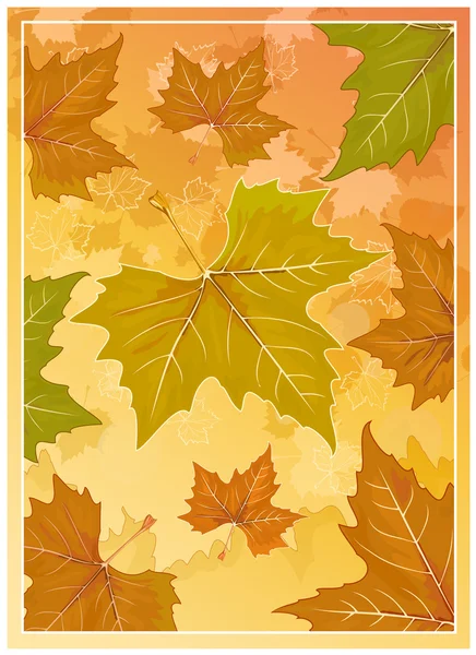 Autumn background. — Stock Vector