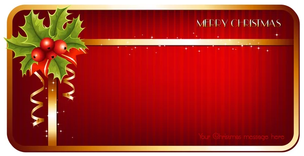 Christmas holiday background. — Stock Vector