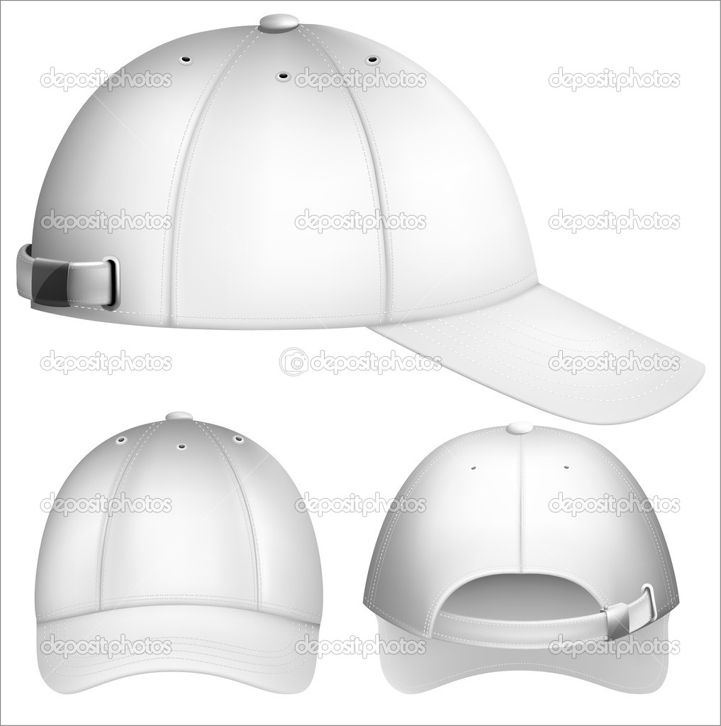 Illustration of baseball cap.