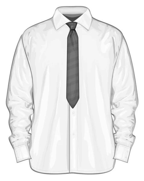 Ilustração de camisa de vestido — Vetor de Stock
