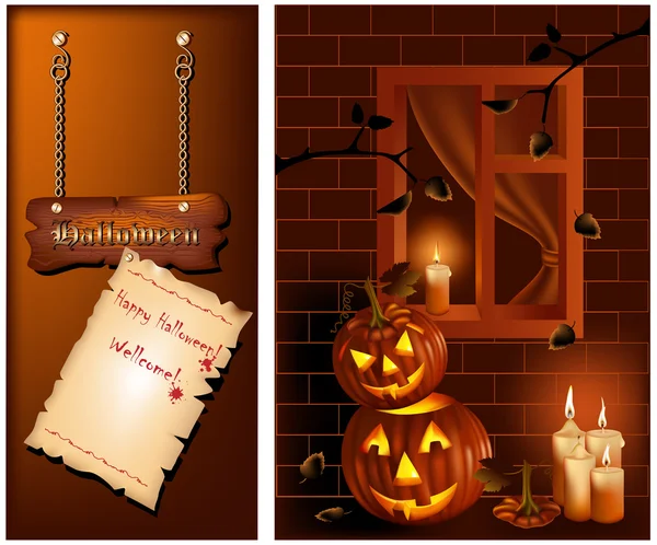 Feliz Halloween.! — Vector de stock