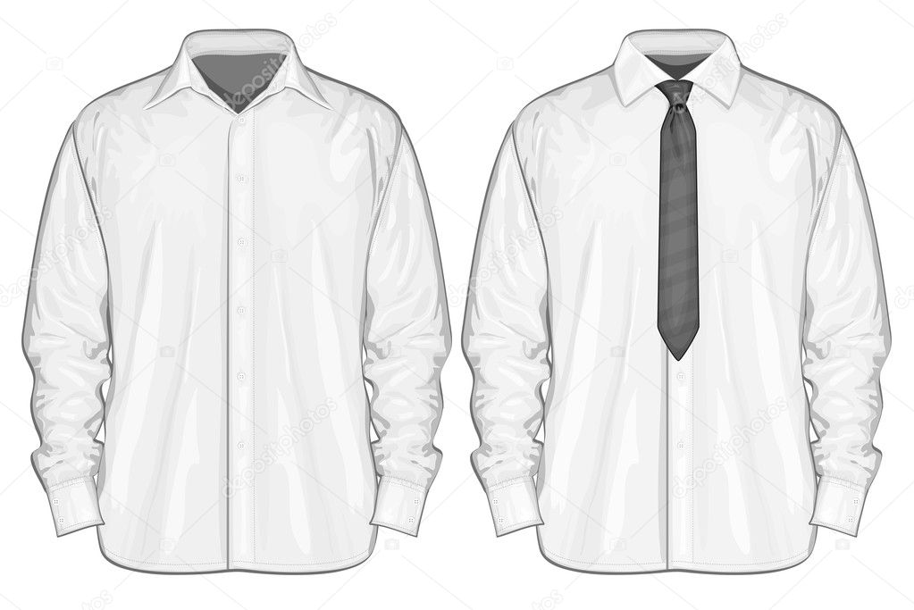 Illustration of dress shirt — Stock Vector © ivelly #33447525