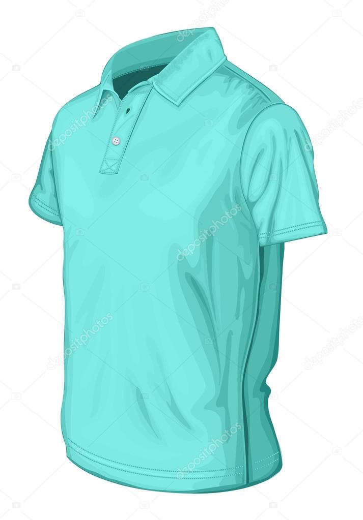 Men's short sleeve polo-shirt