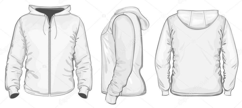 Men's hooded sweatshirt