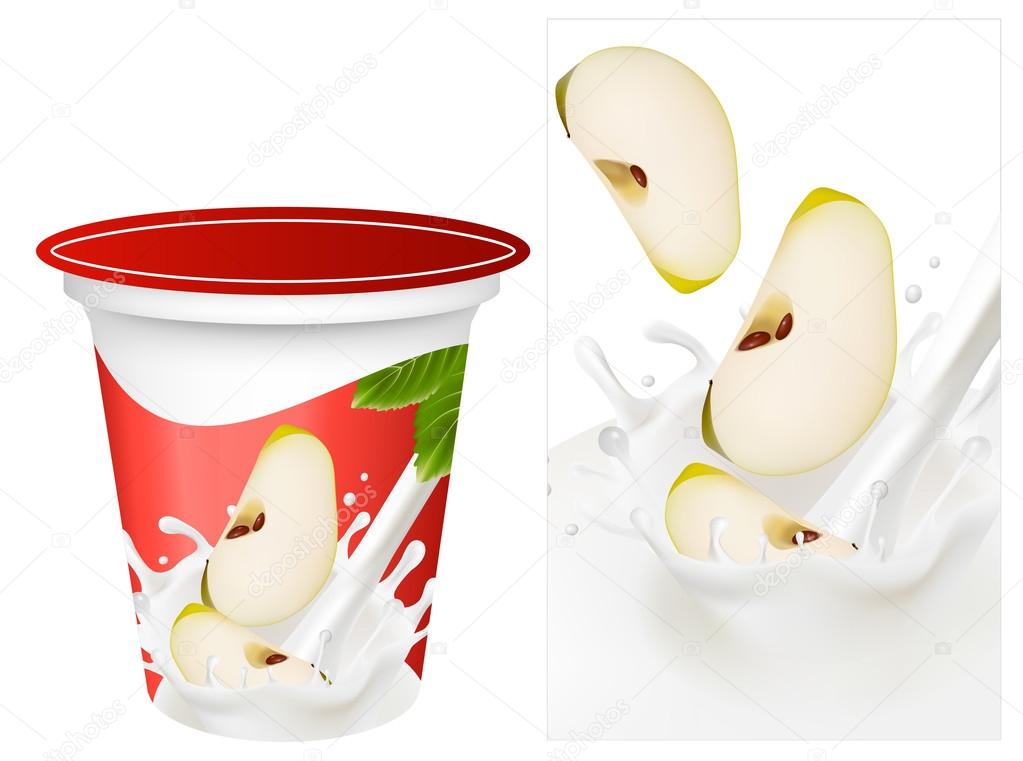 Design of packing yoghurt