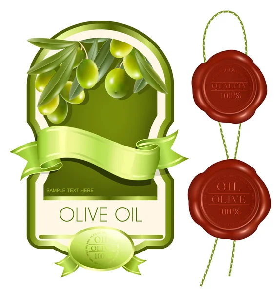 Olivaolaj. — Stock Vector