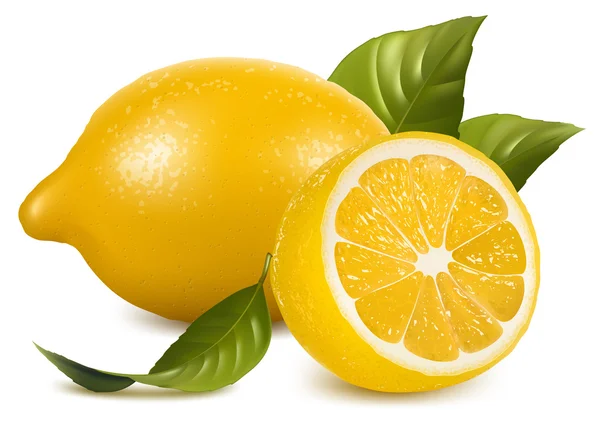 Färska citroner — Stock vektor