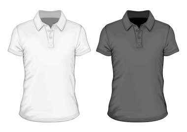 Erkekler kısa kollu polo gömlek tasarım