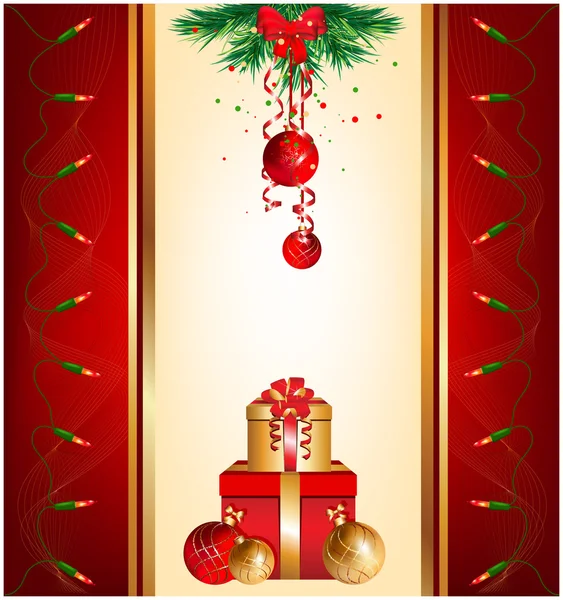 Kerst achtergrond — Stockvector