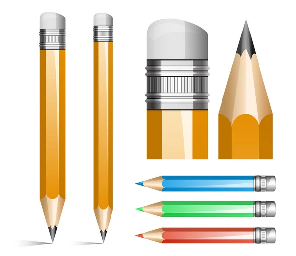 Illustration of pencils — Stock Vector