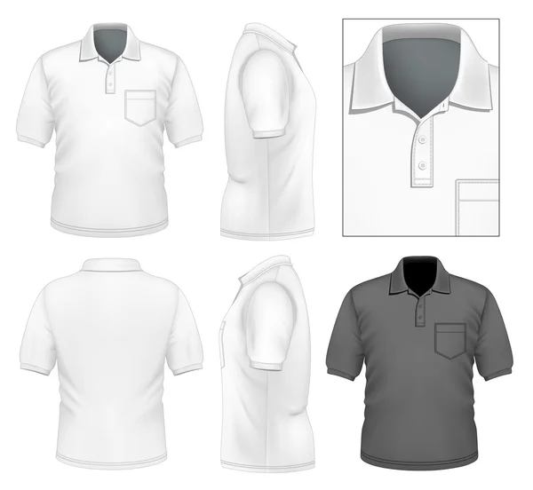 Poloshirt-Design für Männer — Stockvektor