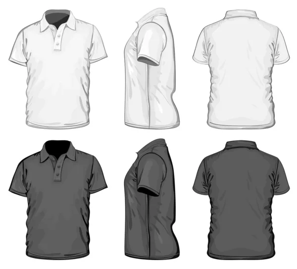 Men's polo-shirt — Stock Vector