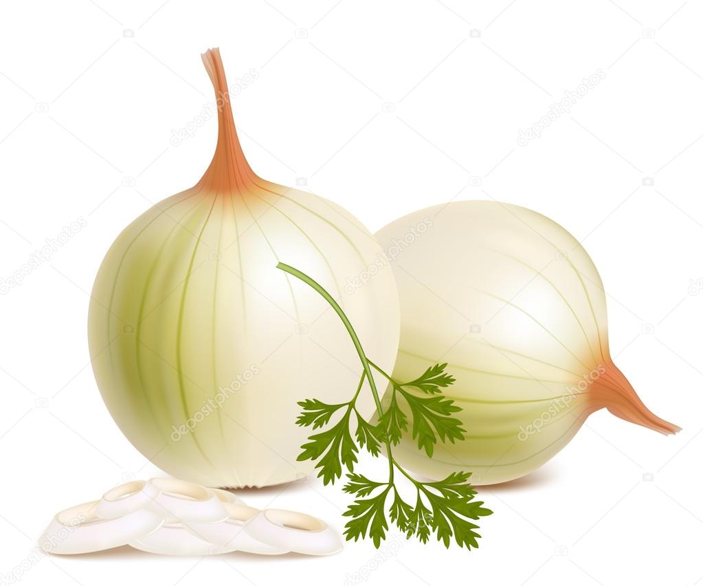 Onion and parsley.
