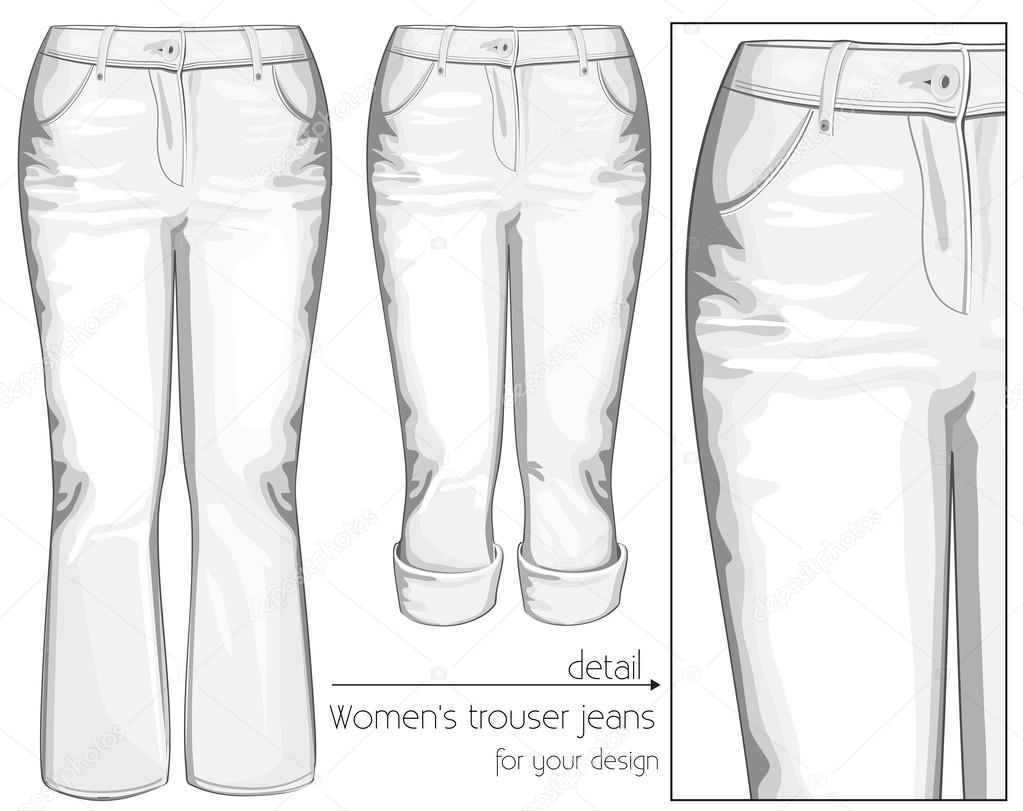 Women's trouser jeans