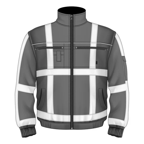 Soft Shell Reversible Hi Vis Safety Jacket - Black/Yellow - Country & Club
