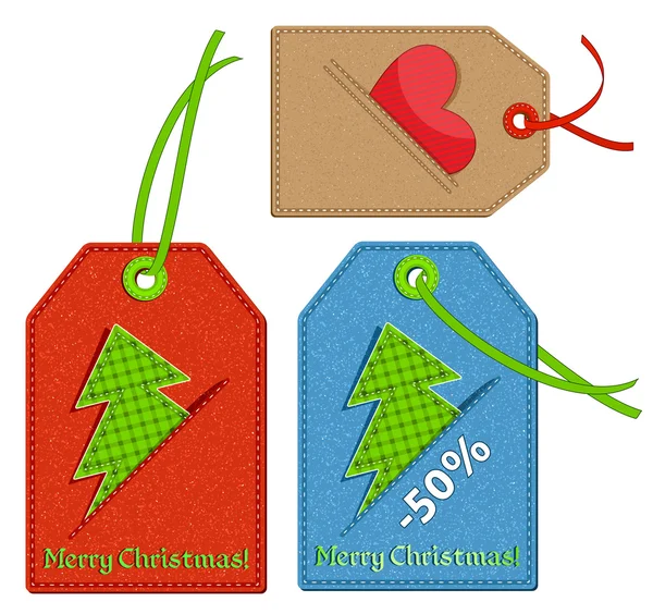 Étiquettes cadeaux — Image vectorielle