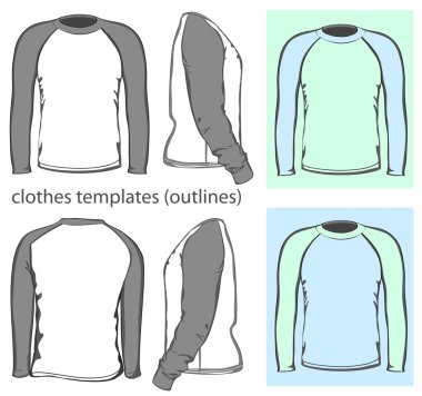 Raglan Shirt Free Vector Eps Cdr Ai Svg Vector Illustration Graphic Art