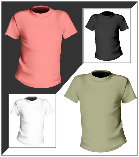 T-shirt design template. — Stock Vector