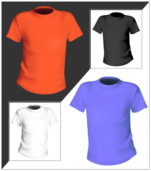 Πρότυπο σχεδιασμού t-shirt. — Διανυσματικό Αρχείο