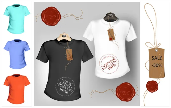 T-Shirt Design-Vorlage — Stockvektor