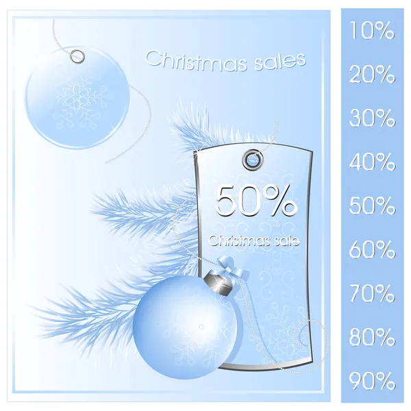 Étiquettes vectorielles de Noël — Image vectorielle
