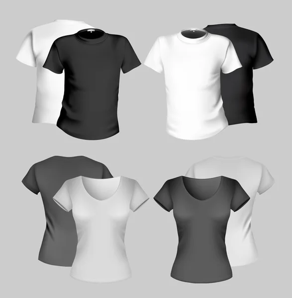 T-shirt design template — Stock Vector
