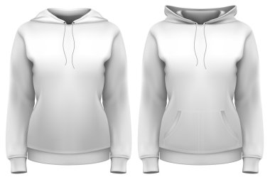 kadın ZIP aşağı hoodie.