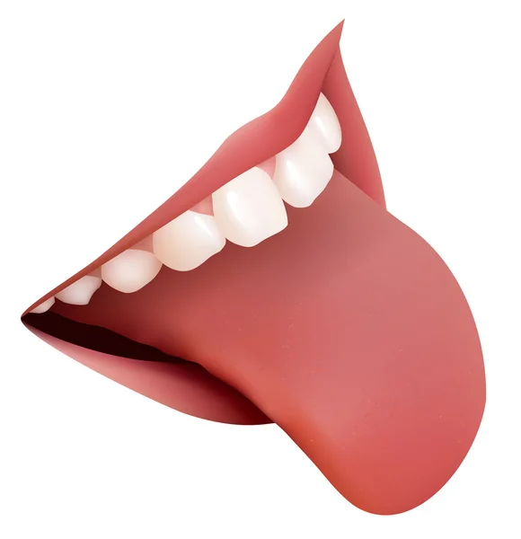 Open Mouth Tooth And Tongue Stock Vector Open Mouth Tooth And Tongue Stock Vector