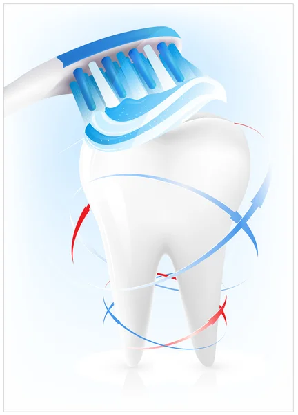 Escova de dentes —  Vetores de Stock
