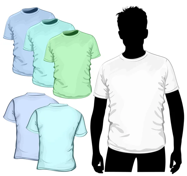 Vector t-shirt ontwerpsjabloon — Stockvector