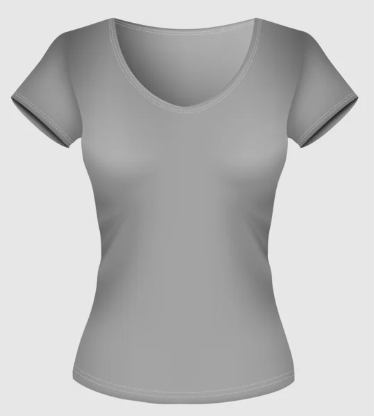 Bayan t-shirt tasarım — Stok Vektör