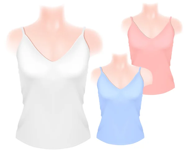 Modèle de conception de t-shirt femme . — Image vectorielle