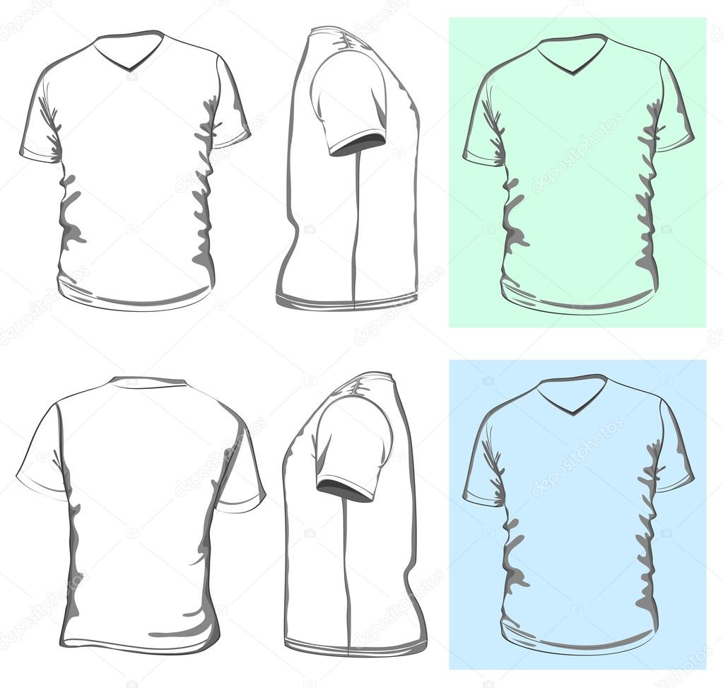 Men's tshirt design template — Stock Vector © ivelly 33695501