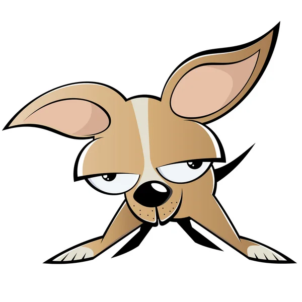 Chihuahua hund tecknad film — Stock vektor