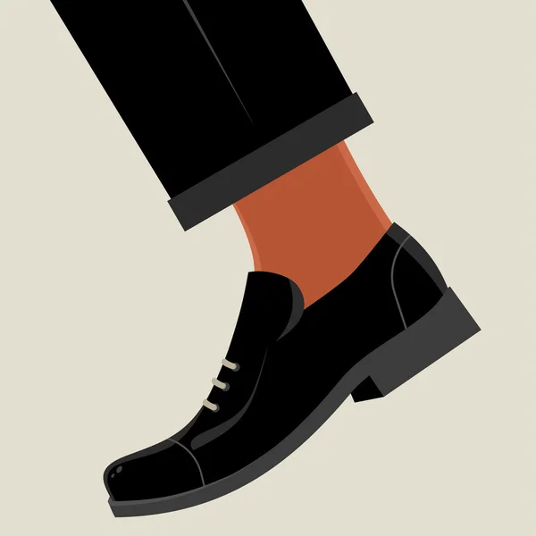 Zapato de dibujos animados retro — Vector de stock