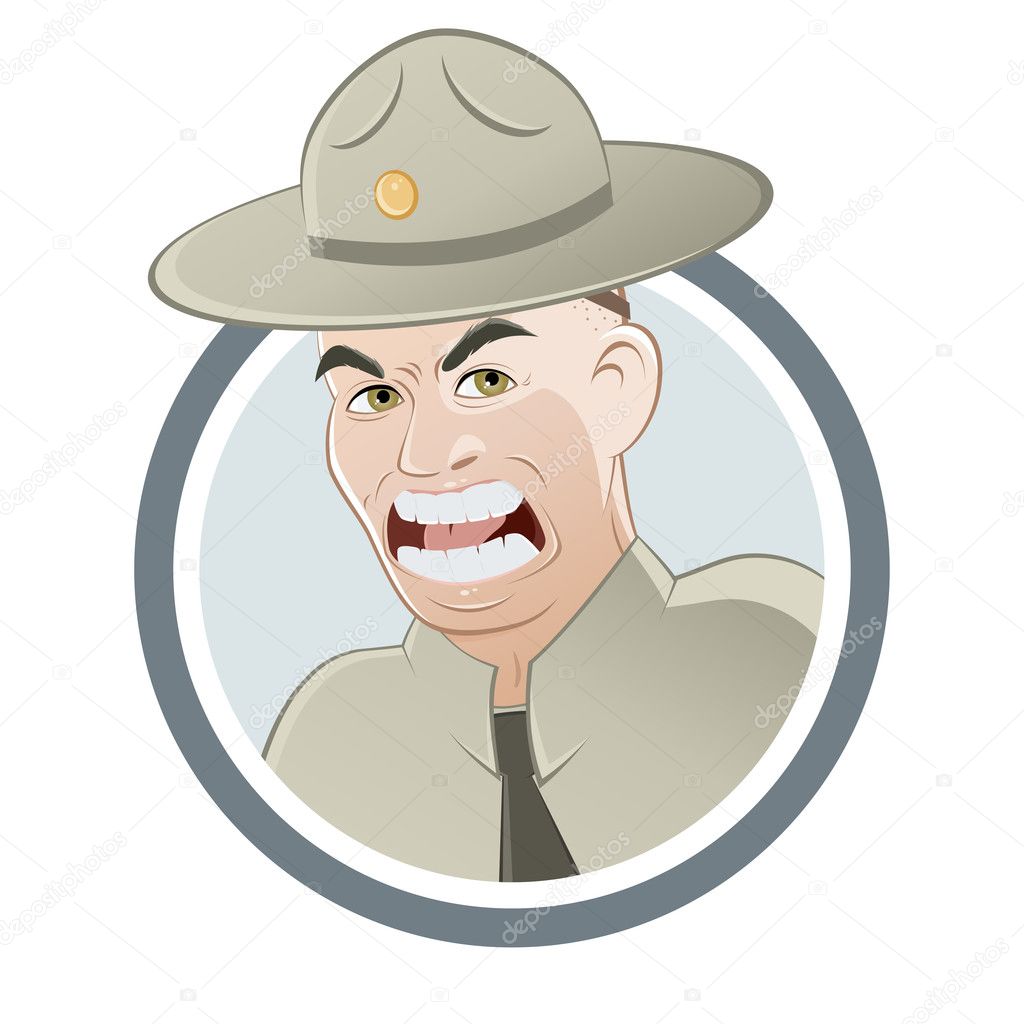 angry drill instructor