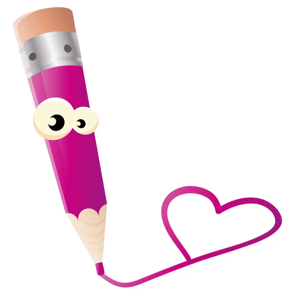 Długopis w miłości — Wektor stockowy